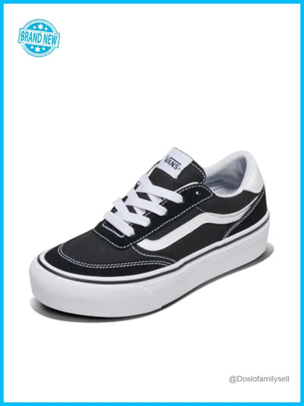 Vans Brooklyn Ls Platform Low-Top Sneakers Suede Canvas Women's